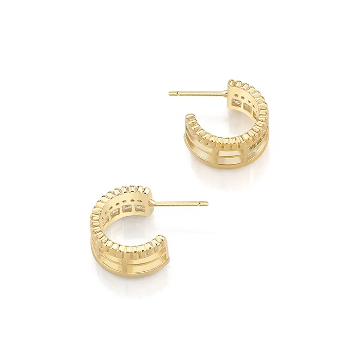 AJIDOU S925 Silver Earrings Women's-3