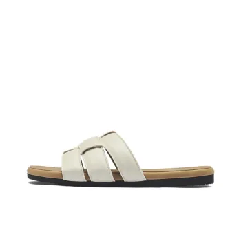 AGSDON Slide Slippers Women's Beige/Pink/Yellow