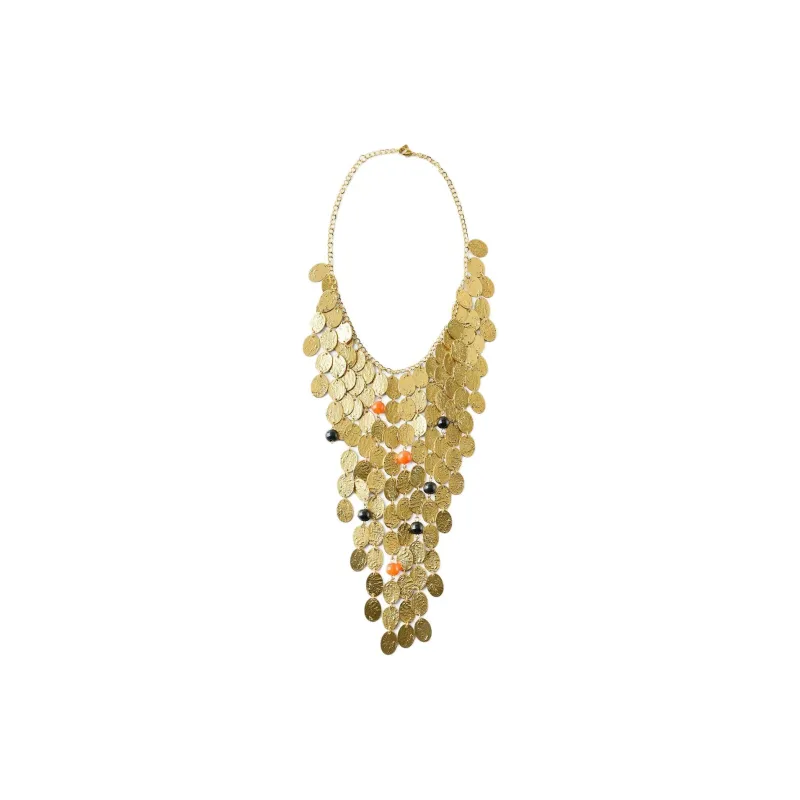 ZARA Resin Necklaces Women's Gold-1