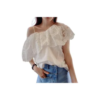 Flowers in water Shirts Women's White