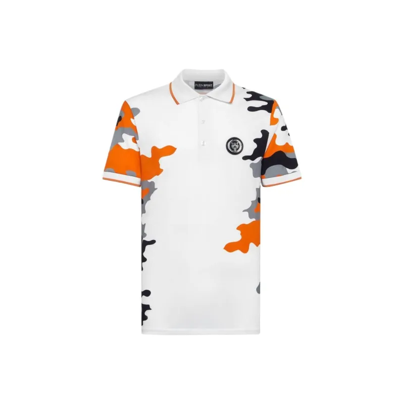 PLEIN SPORT SS24 Polo Shirt Men's White-0