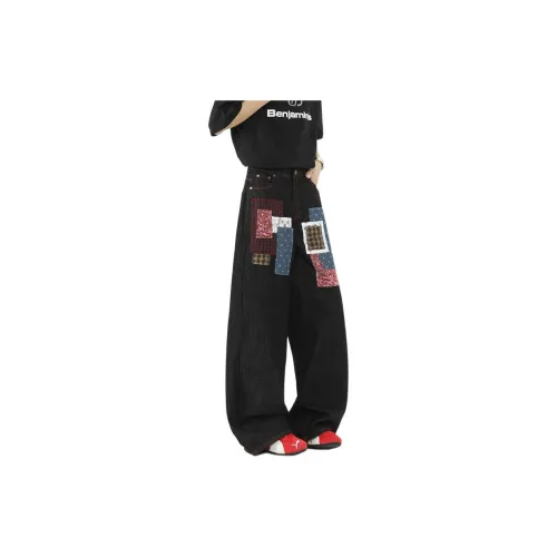 KLAMMKICKS Jeans Unisex Navy Blue