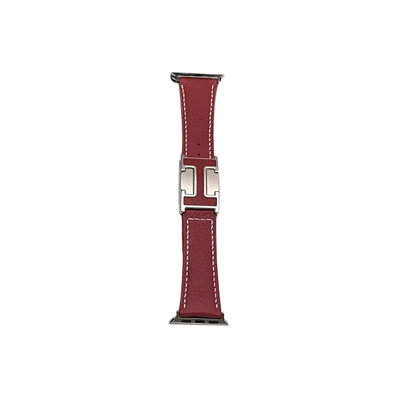 KVZUVUU Apple Compatibility Watch Band Cowhide Leather Material-12