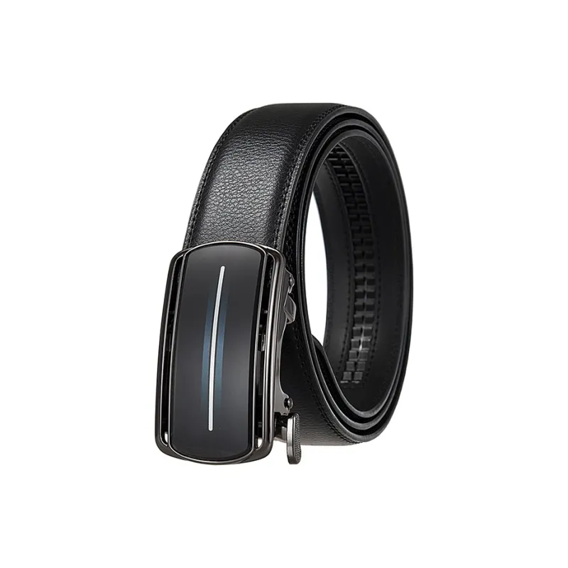 Yalu Cow Leather Belts Men's Width 3.5CM-0