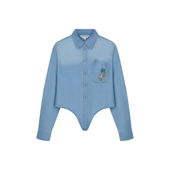 Teenie Weenie Shirts Women's Light Blue