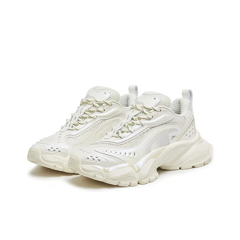 Champion Tooth Shark 2.0 Balance Low Top Chunky Sneakers Women's Nebula White/Milk White-2