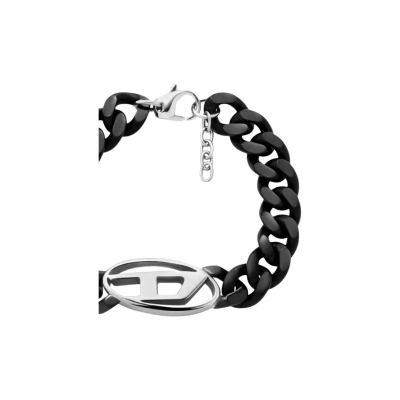 DIESEL Oval D plaque Bracelet-1