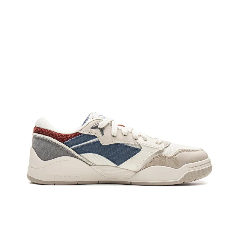 LINING Moon White 3 Skateboard Shoes Men Low-Top Blue White-1