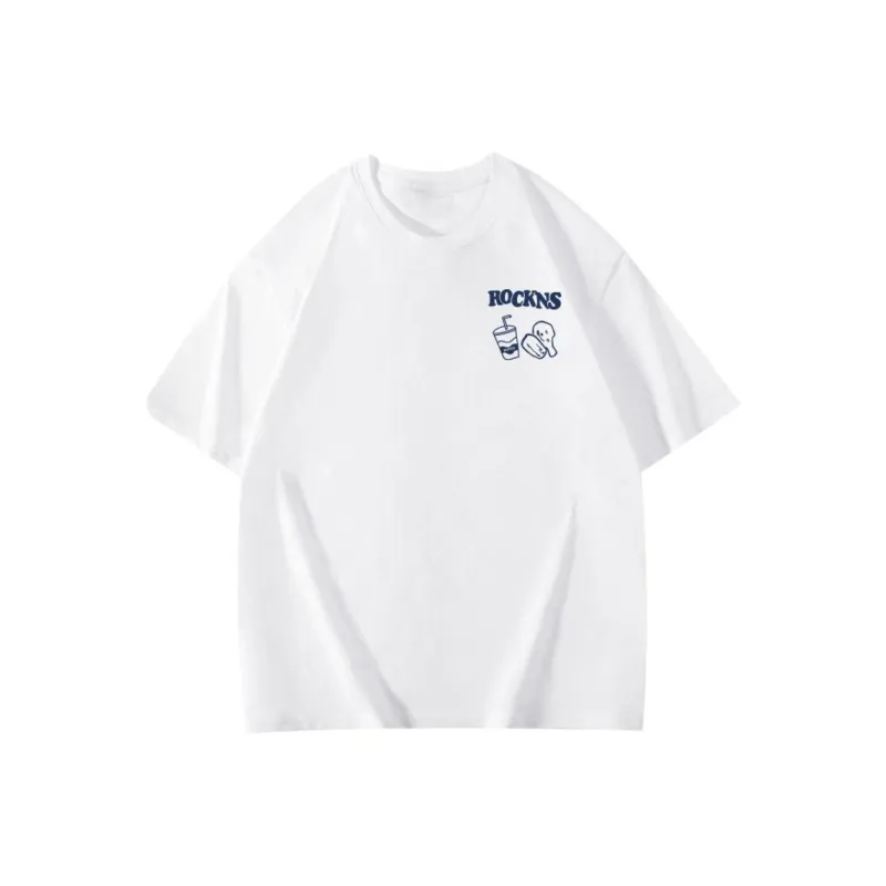 DOKZB T-Shirts Women's White-0