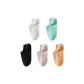 5 Pack (White+Mint Green+Black+Light Pink+Orange)
