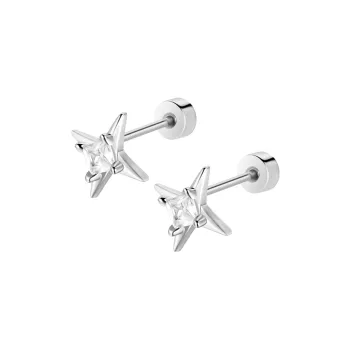 Daisy Dream Titanium Steel Stud Earrings Unisex