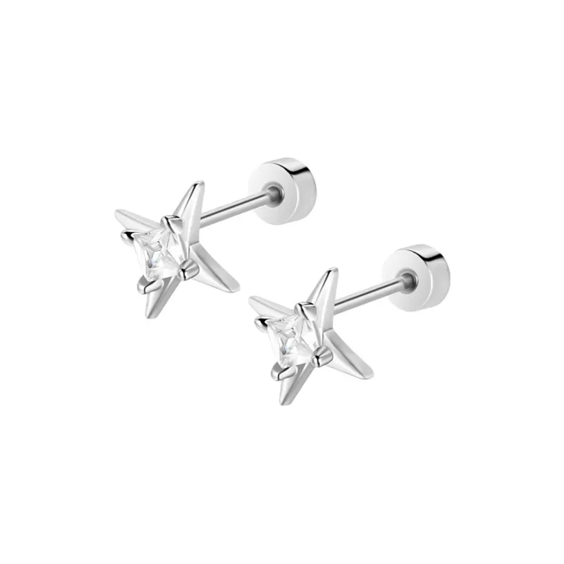 Daisy Dream Titanium Steel Stud Earrings Unisex-0