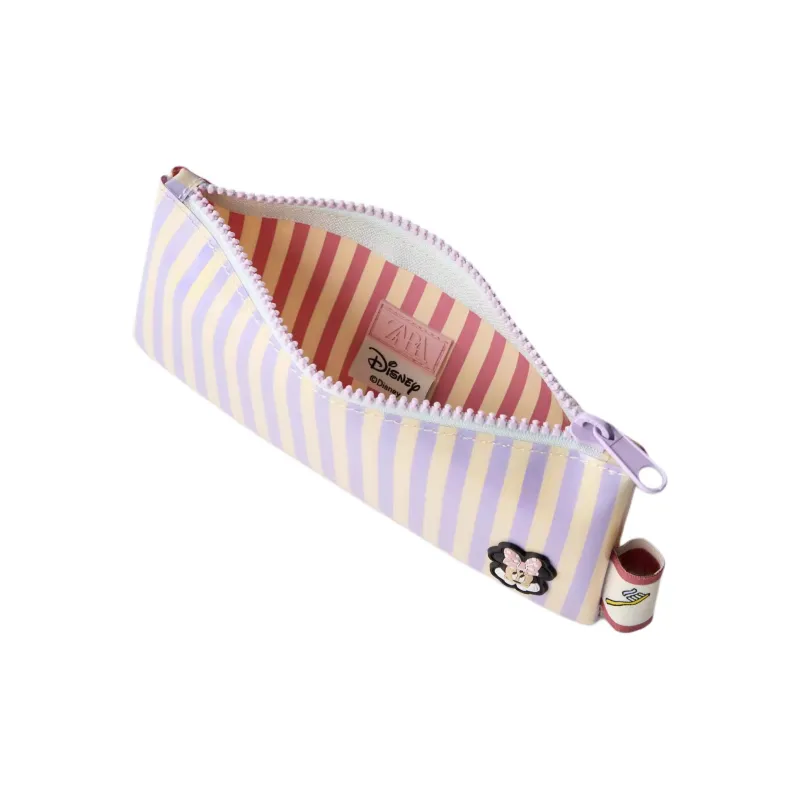 ZARA Polyurethane Travel Storage Bag Unisex Pink-3