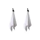 2 Pack Thickened Extra Large 100% cotton Face Towel (White+White)
