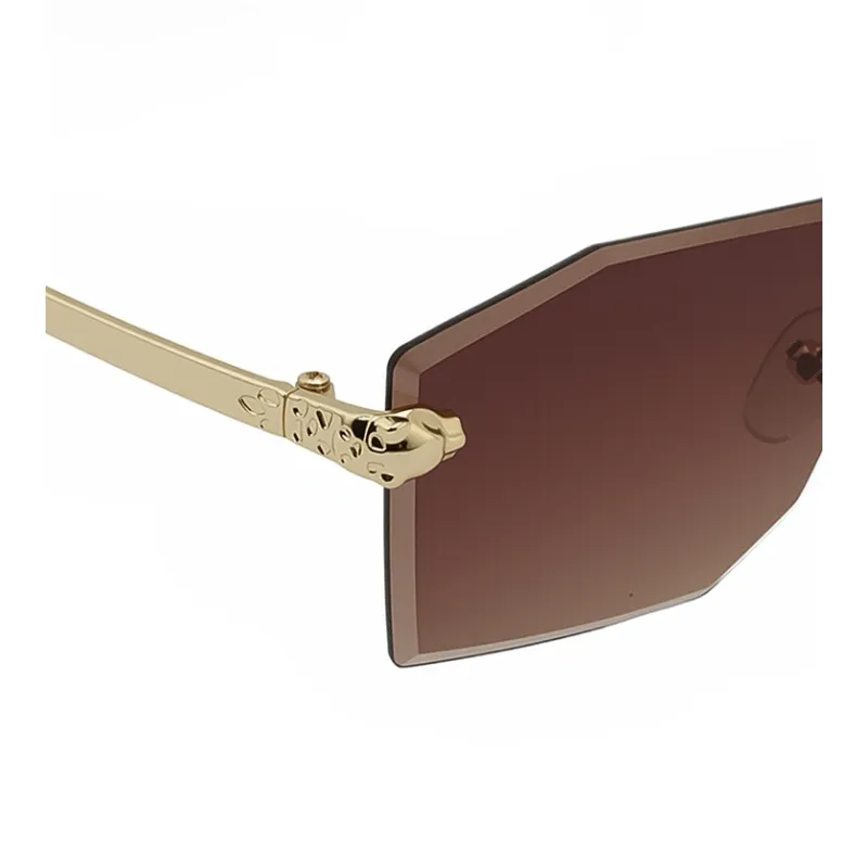 NOME Plastic Metal Irregular Shape Sunglasses Unisex-5