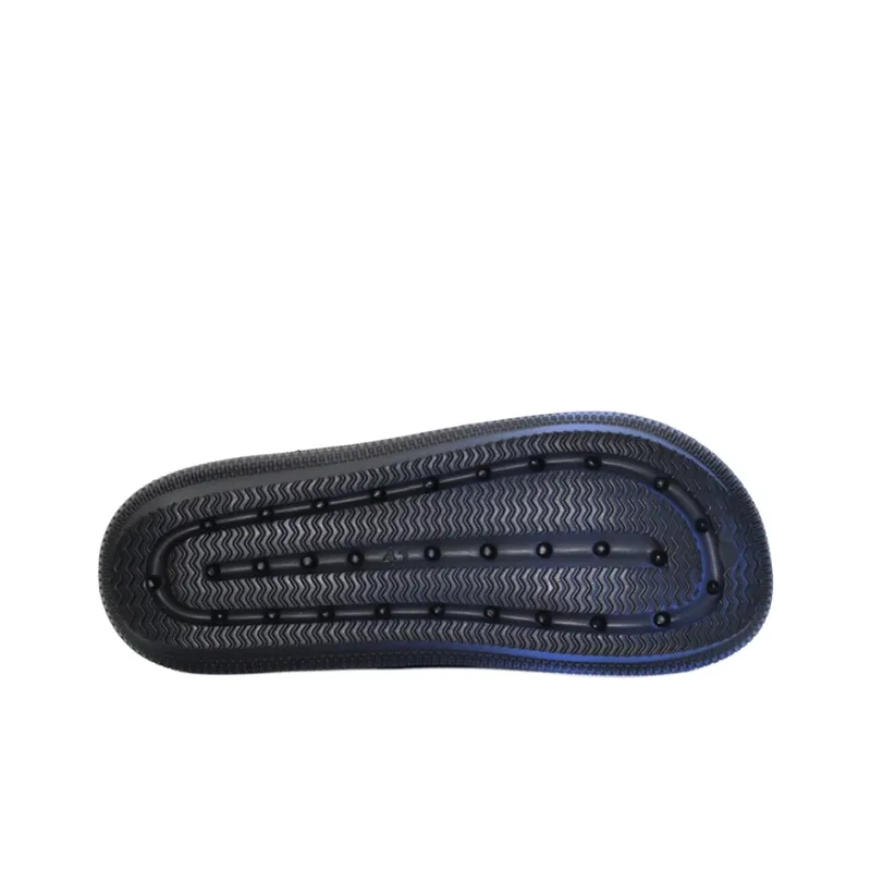 Budding Bear Slip Resistant Closed Toe Slippers Unisex Black Blue Gradient-4