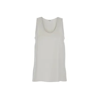 PAROSH Tank Tops Women's White