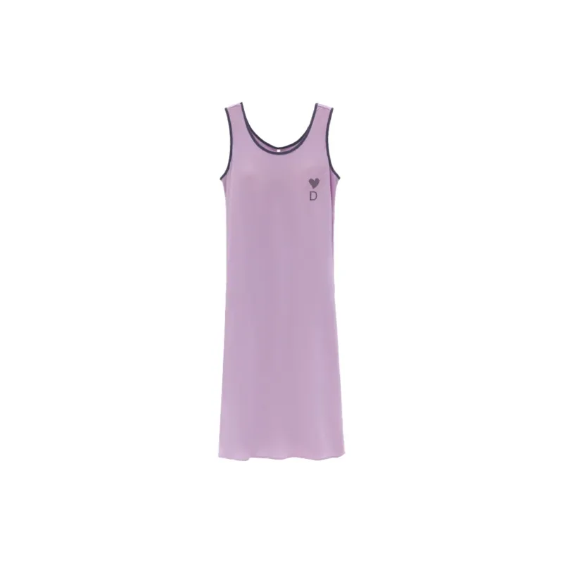 Urban Beauty Nightgown Classic Color Block Skin Friendly Breathable Women's-0