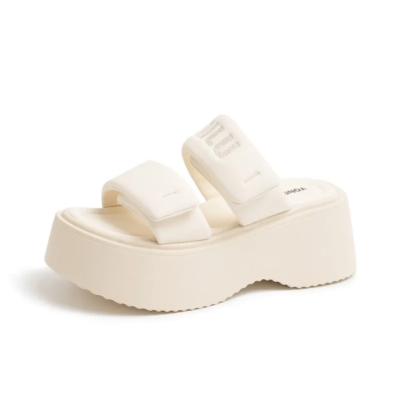 Be Good Rubber Sole Stitching Slip Resistant Abrasion Resistant Cushioning Slide Slippers Women's-16