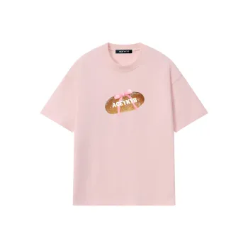 YK&YB T Shirts Unisex Light Pink