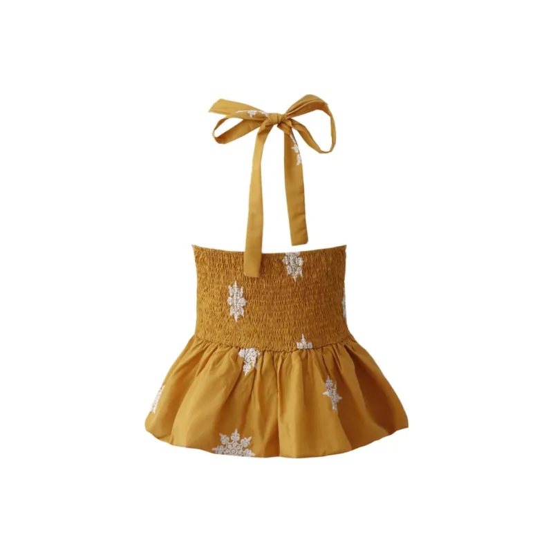 TENNE GIRL Tank Tops Women's Yellow-1