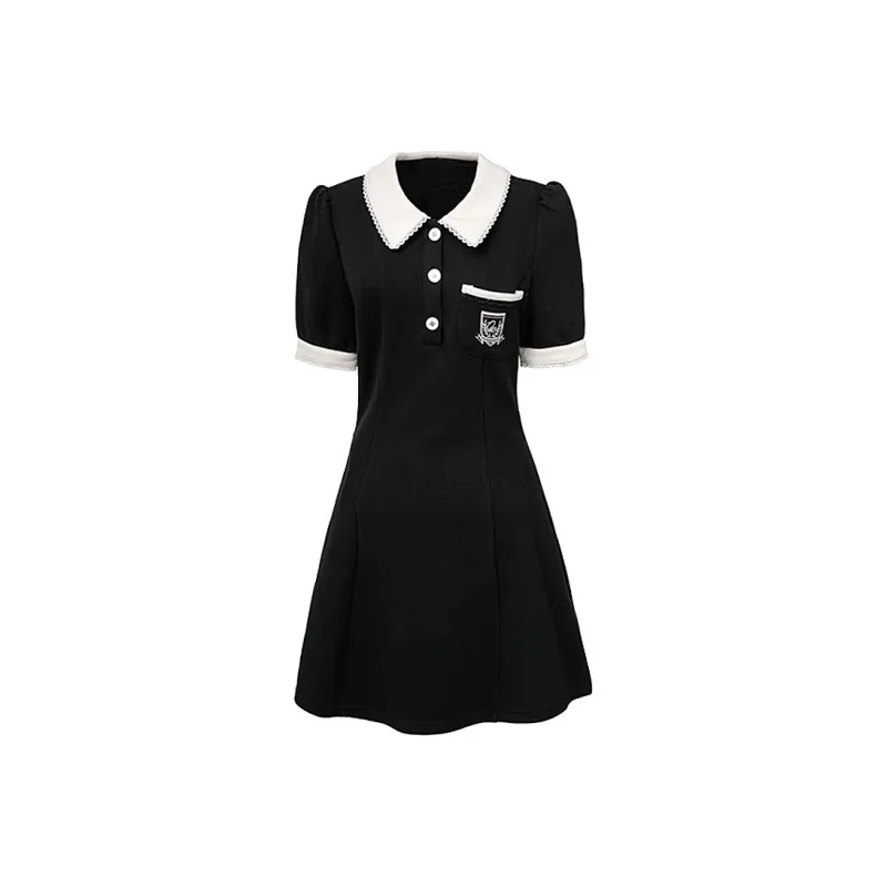 GUOZHEN Short Sleeved Dress Women's-0