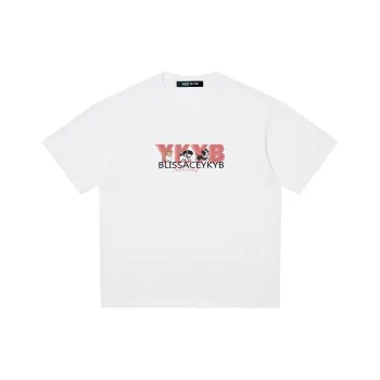 YK&YB T Shirts Unisex White