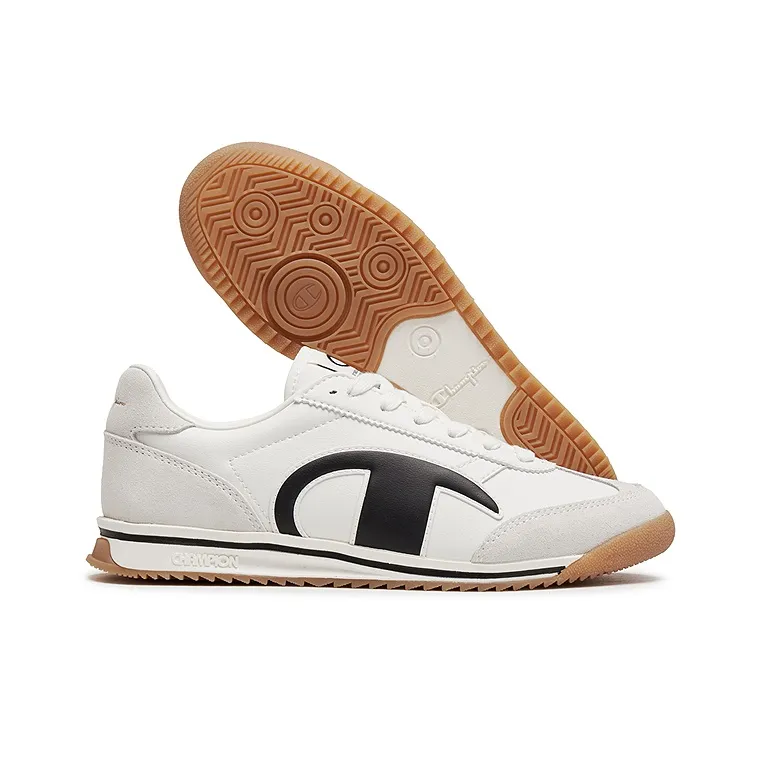 Champion Light Hop Jogging Balance Low Top Casual Shoes Women's Milk White/Black-1