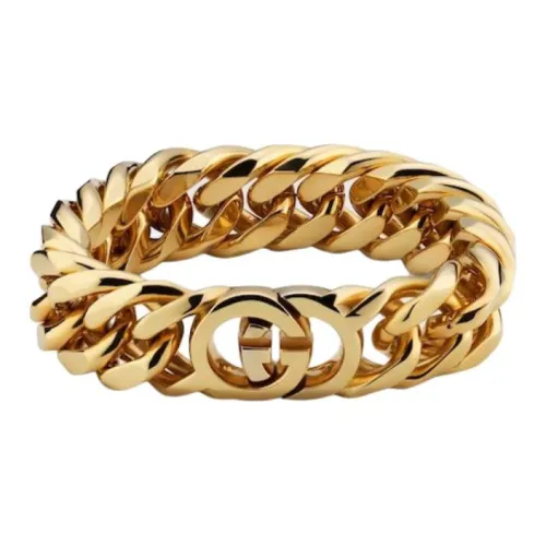 GUCCI Brass Bracelets Unisex Gold