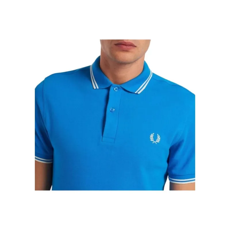 FRED PERRY Polo Shirt Men's Blue-1