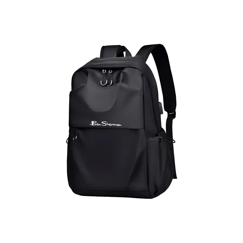 BEN SHERMAN Oxford Backpack Men's Black/Gray/Blue-2