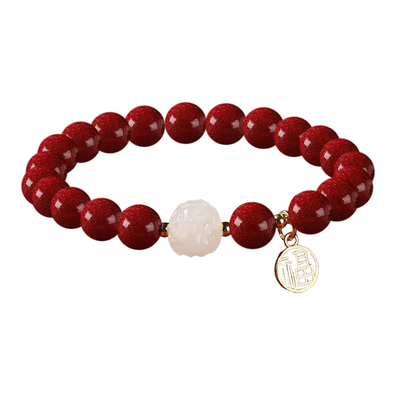 The Thousand Seals Family Cinnabar Bracelets Unisex-9