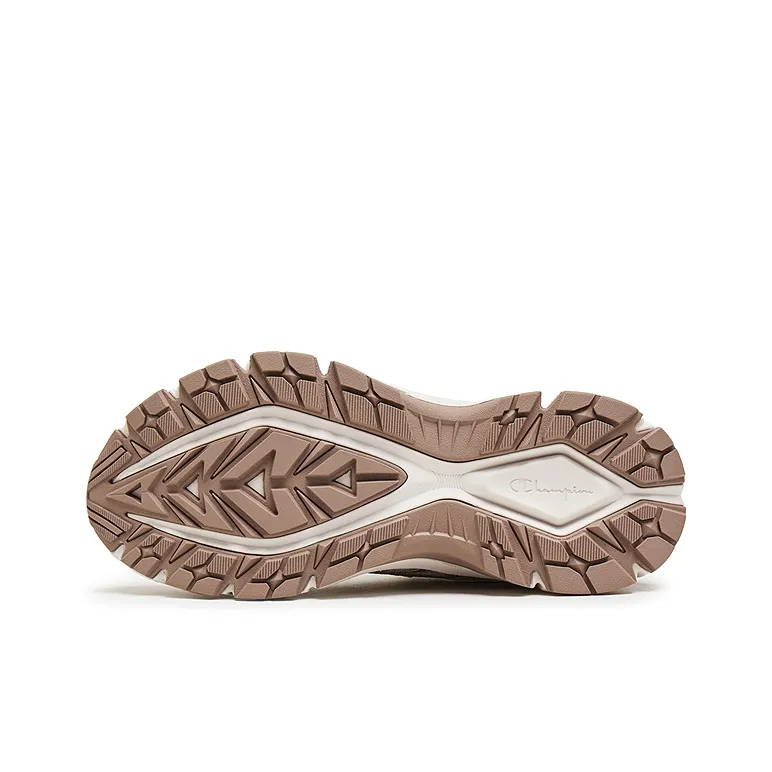 Champion Balance Low Top Chunky Sneakers Women's New Beige/Suede Brown-4