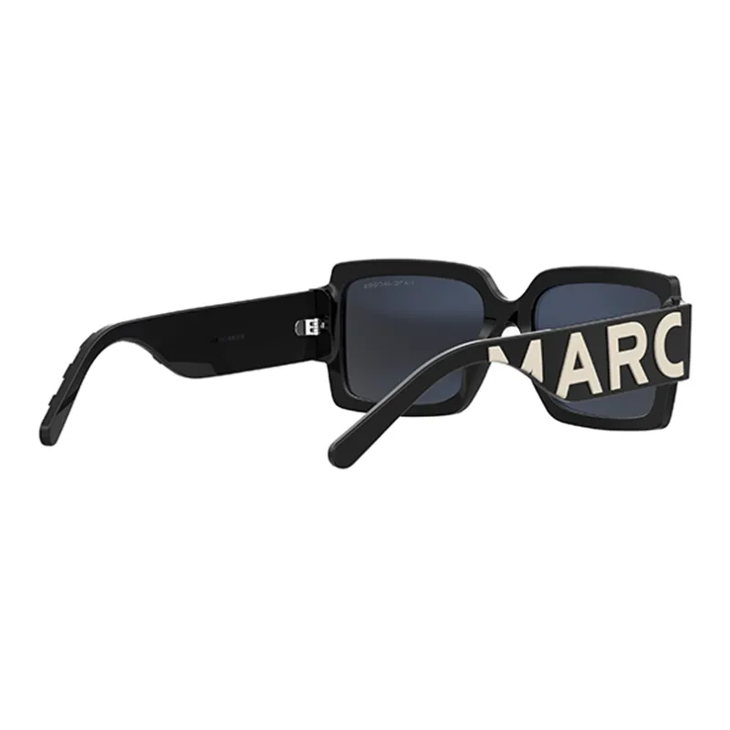 MARC JACOBS Acetate Irregular Shape Sunglasses Unisex Black-2