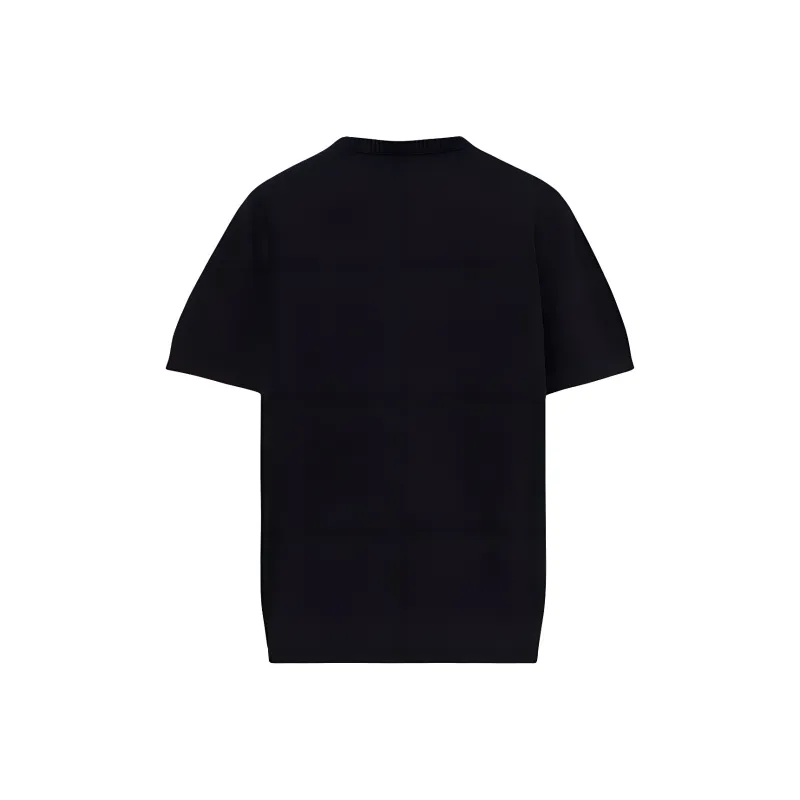 Loro Piana Walkery Crew Neck T Shirt Men's Marine Blue-1