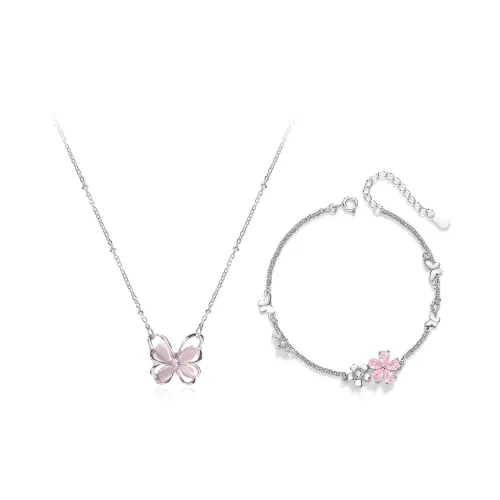Inkopper Glass Cat Eye Necklaces Women's
