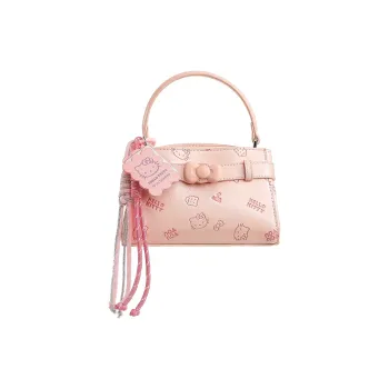 TOUTOU Hello Kitty Collaboration Hello Kitty Synthetic Leather Handbag Regular Women's Pink/White