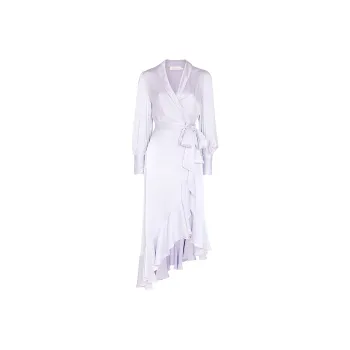 Zimmermann Long Sleeved Dresses Women's Purple