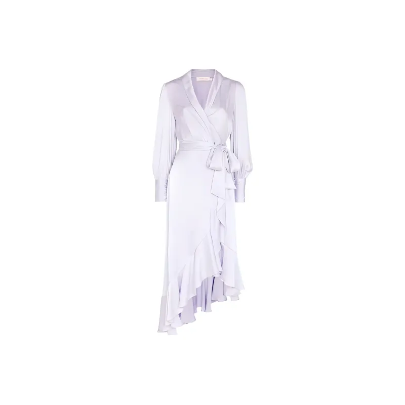 Zimmermann Long Sleeved Dresses Women's Purple-0