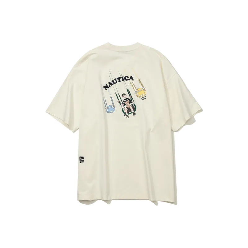 Nautica White Sail POPBOY Collaboration T Shirt Men's-1