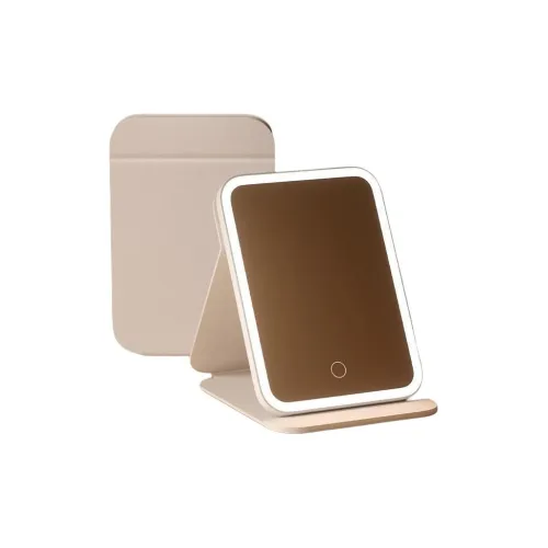 MITIANTU High Definition Desktop Portable LED Lit Make Up Mirrors