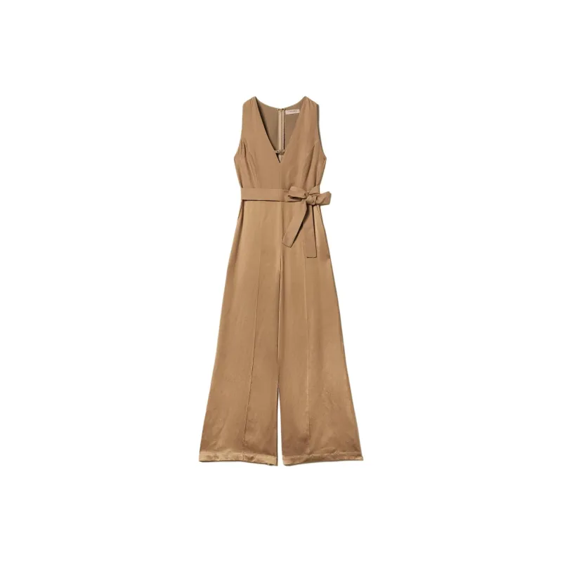 Twinset Logo plaque Midi Dress-0