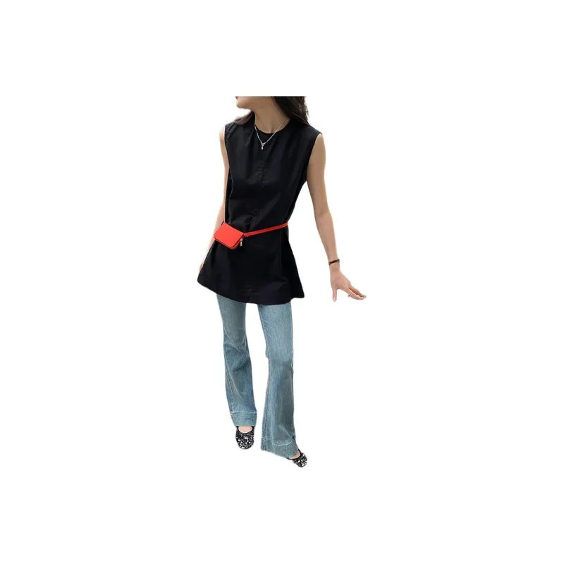 ONE SHALLOW Sleeveless Dress Women's-4