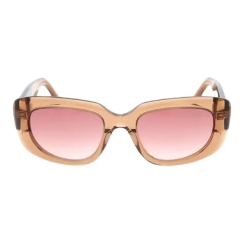 UENO Eyewear Acetate Cat Eye Sunglasses Women's Yellow