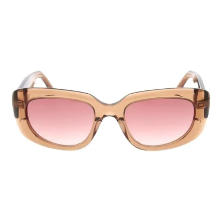 UENO Eyewear Acetate Cat Eye Sunglasses Women's Yellow-0
