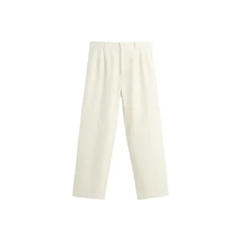 ZARA Casual Pants Men White