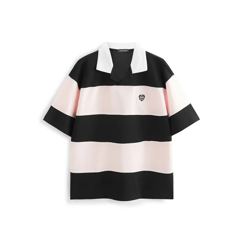 PEACEBIRD MEN Polo Shirts Men Light Purple Pink 1-0
