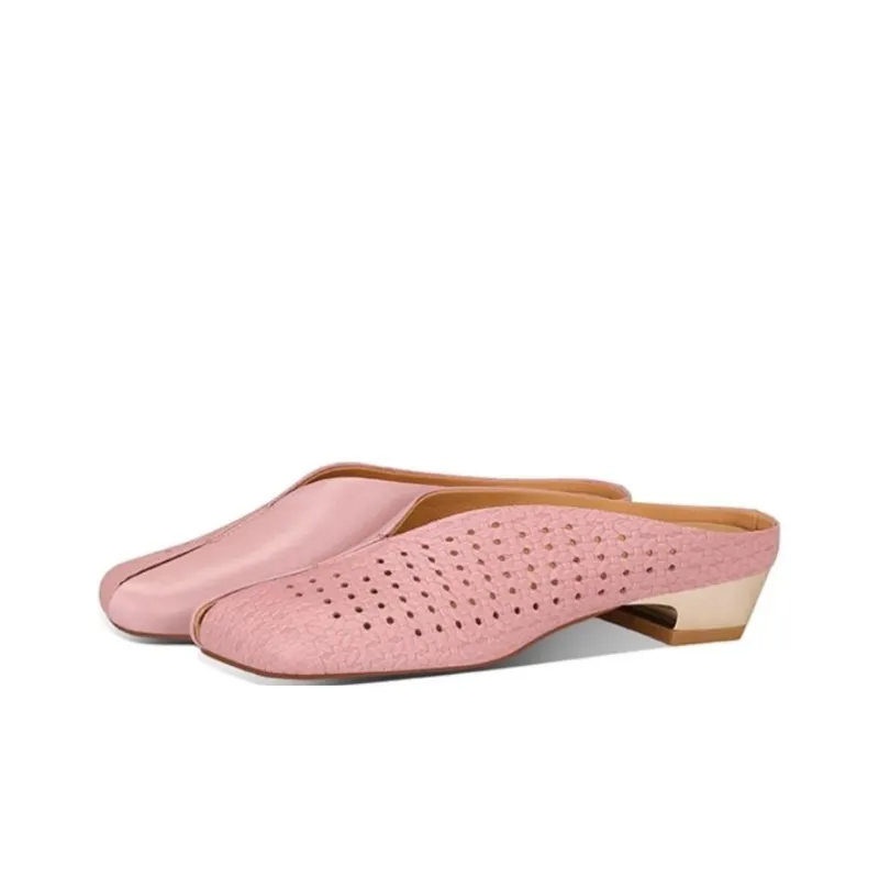 JESSICA SOPHIA Rubber Sole Cut Out Abrasion Resistant Slip Resistant Closed Toe Slippers Women's-5