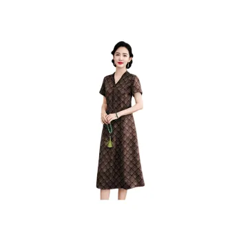 Yi Mengyuan Short Sleeved Dress Women's