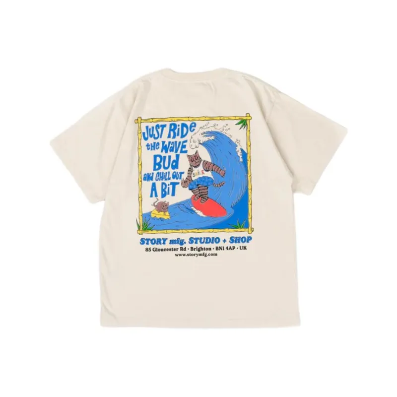 Story Mfg T Shirts Men Ecru-1